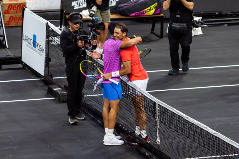 Rafael Nadal and Carlos Alcaraz