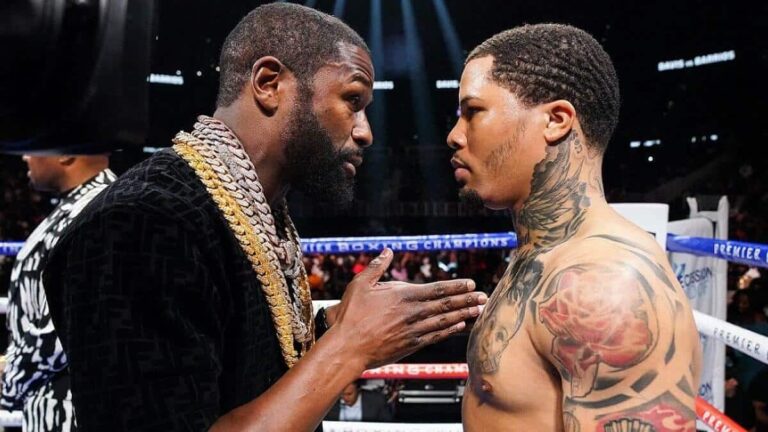 Floyd Mayweather and Gervonta Davis