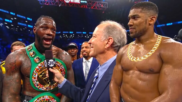 Anthony Joshua Vs Deontay Wilder