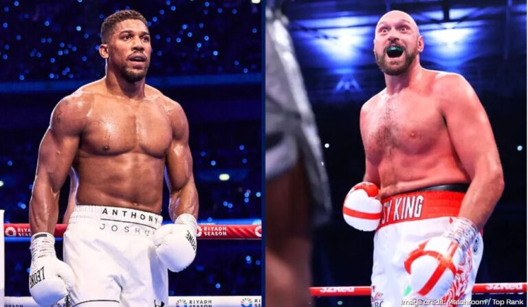 Anthony joshua vs Tyson fury