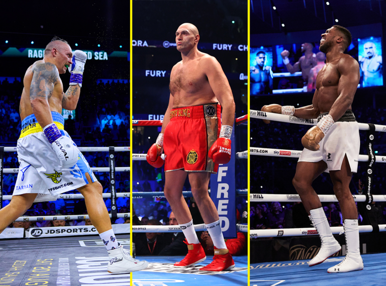 Oleksandr Usyk Tyson Fury Anthony Joshua